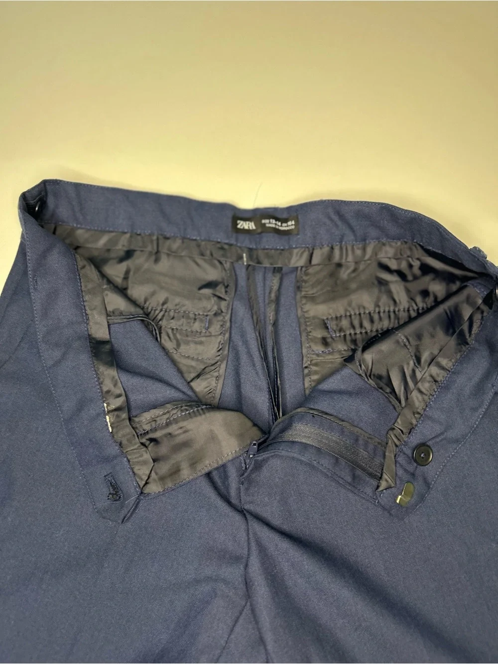 Zara Kids Teen Navy Blue Tailored Dress Pants Size 13-14 / 164 Petite XS